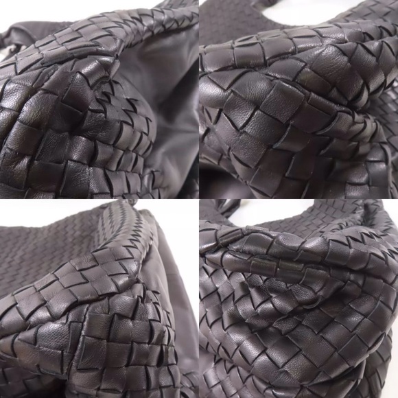 💎✨ LARGE STUNNING✨💎 BLACK BOTTEGA VENETA CAMPANA HOBO - Picture 3 of 12